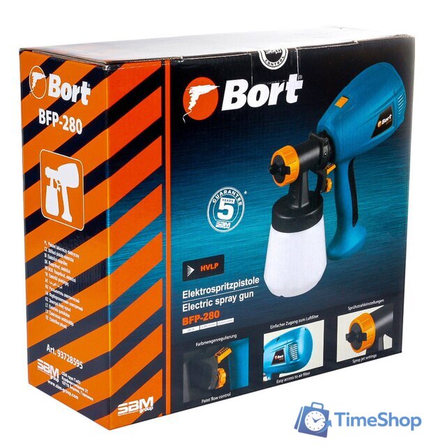 Краскораспылитель Bort BFP-280 - Изображение №6 — Интернет-магазин Time-Shop