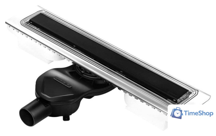 Трап/канал Berges Wasserhaus С1 Norma 500 095136 (матовый черный) - Изображение №1 — Интернет-магазин Time-Shop