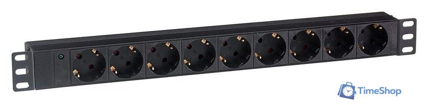 Блок розеток ExeGate ServerPro PDU-19H901 Al-9S-C14 - Изображение №1 — Интернет-магазин Time-Shop