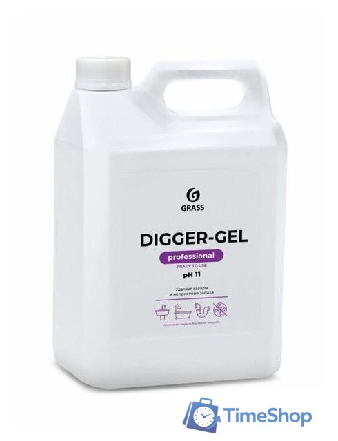 Средство для труб Grass Digger-Gel 5.3 кг - Изображение №1 — Интернет-магазин Time-Shop