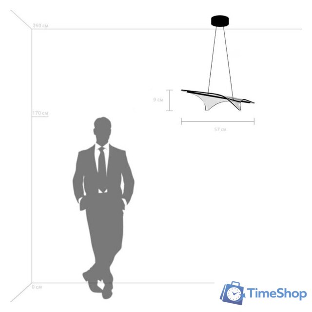 Припотолочная люстра Lightstar Varese 731303 - Изображение №5 — Интернет-магазин Time-Shop