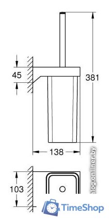Ершик для унитаза Grohe Grohe 40857000 - Изображение №2 — Интернет-магазин Time-Shop