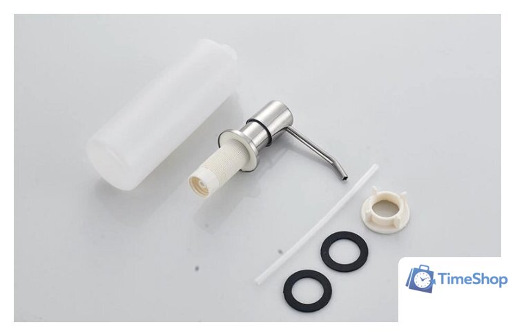 Кухонная мойка БелЭворс Vega L + смеситель W4998-4 + дозатор L405-1 (черный/сатин) - Изображение №8 — Интернет-магазин Time-Shop