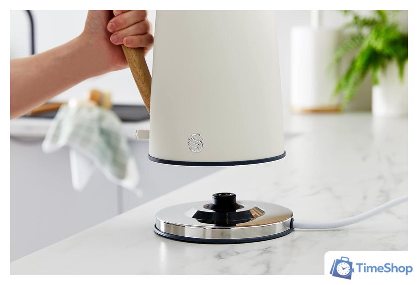 Электрический чайник Swan SK14610WHTN - Изображение №3 — Интернет-магазин Time-Shop
