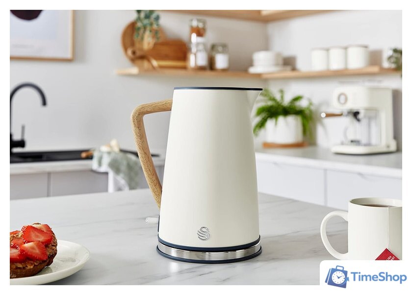 Электрический чайник Swan SK14610WHTN - Изображение №2 — Интернет-магазин Time-Shop
