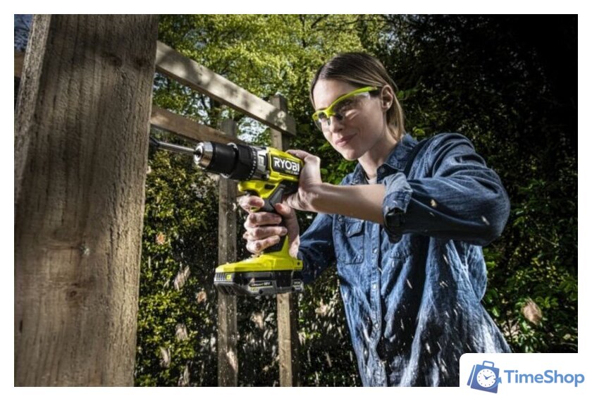 Ударная дрель-шуруповерт Ryobi RPD18X-2C52S 5133005527 (с 2-мя АКБ 2 Ач+5 Ач, сумка) - Изображение №3 — Интернет-магазин Time-Shop