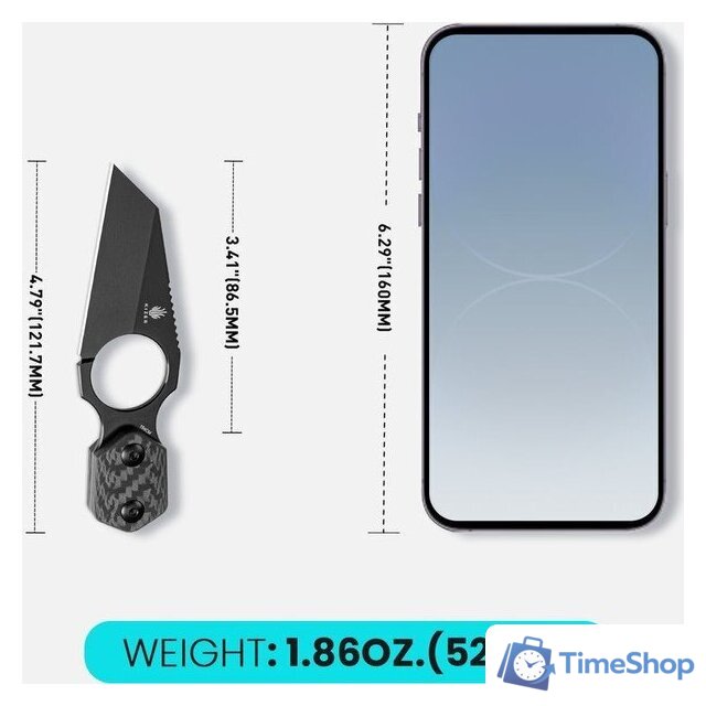 Нож KIZER Variable Wharncliffe 1052A2 - Изображение №7 — Интернет-магазин Time-Shop