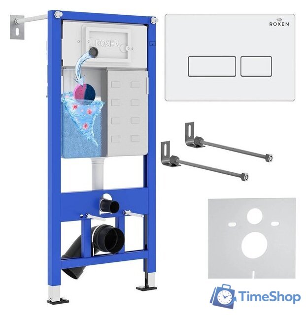 Инсталляция для унитаза Roxen StounFix Dual Fresh 833336 - Изображение №1 — Интернет-магазин Time-Shop