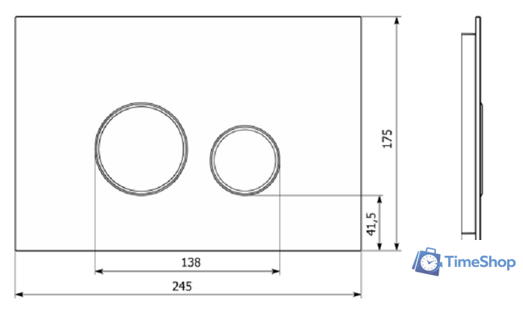 Панель смыва Lavinia Boho Relfix 38050902 (greek black) - Изображение №8 — Интернет-магазин Time-Shop