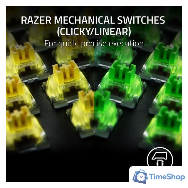 Клавиатура Razer BlackWidow V4 X (Razer Green) - Изображение №8 — Интернет-магазин Time-Shop