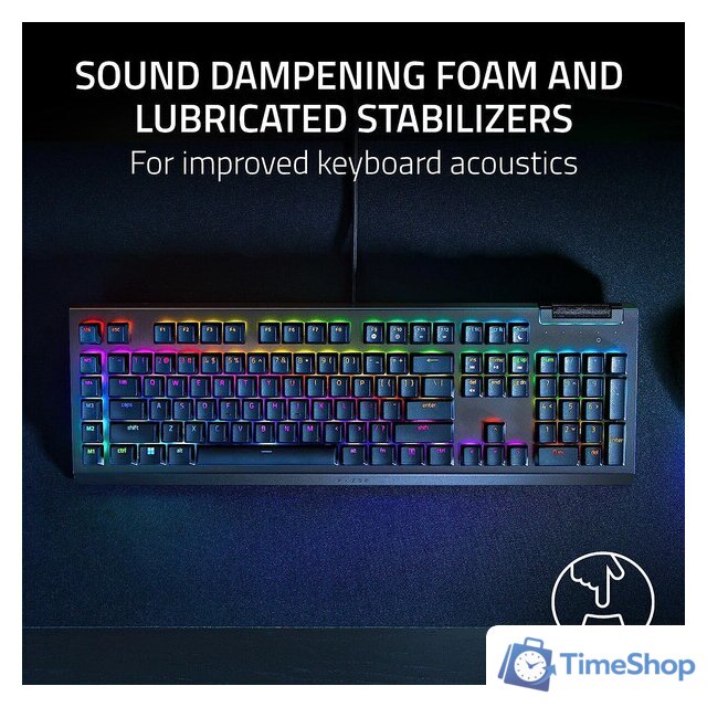Клавиатура Razer BlackWidow V4 X (Razer Green) - Изображение №13 — Интернет-магазин Time-Shop