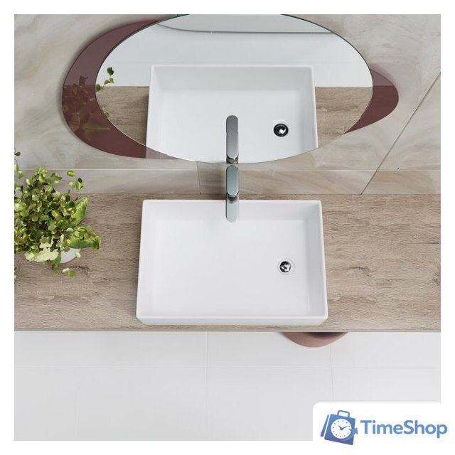 Умывальник Lauter 21518-1 + клапан 21190W + сифон 21635W (белый матовый) - Изображение №13 — Интернет-магазин Time-Shop