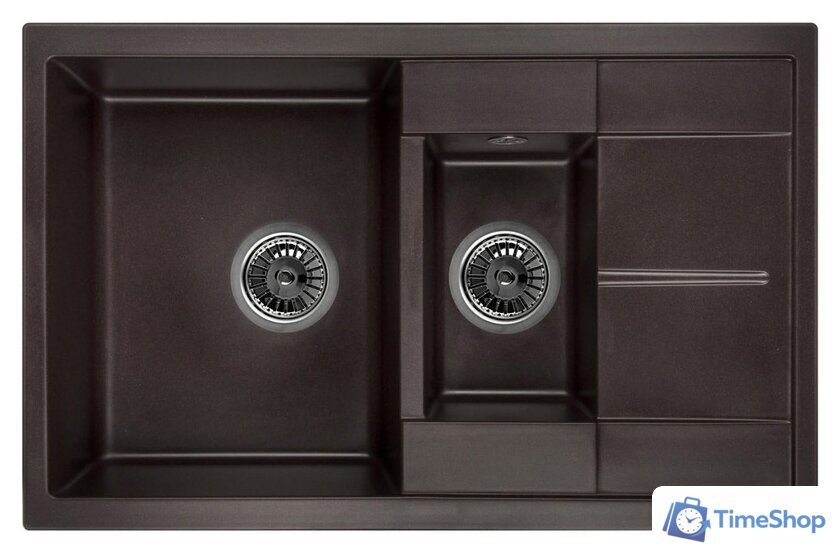Кухонная мойка Granula 7802 (черный) - Изображение №1 — Интернет-магазин Time-Shop