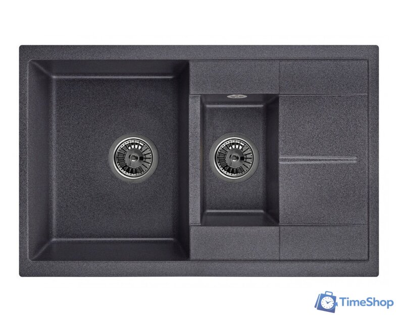 Кухонная мойка Granula 7802 (черный) - Изображение №2 — Интернет-магазин Time-Shop