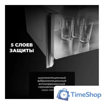 Кухонная мойка Wisent WS-34050/GER013 (с сифоном, дозатором и коландером) - Изображение №2 — Интернет-магазин Time-Shop