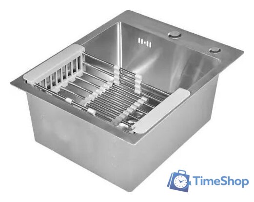 Кухонная мойка Wisent WS-34050/GER013 (с сифоном, дозатором и коландером) - Изображение №9 — Интернет-магазин Time-Shop