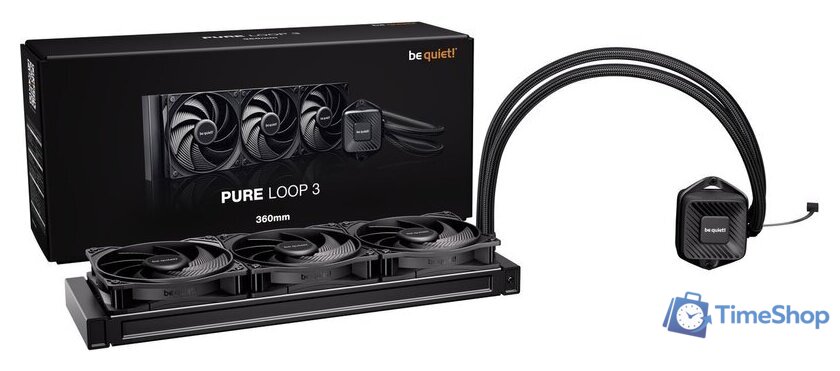 Система жидкостного охлаждения для процессора be quiet! Pure Loop 3 360mm BW029EU - Изображение №3 — Интернет-магазин Time-Shop