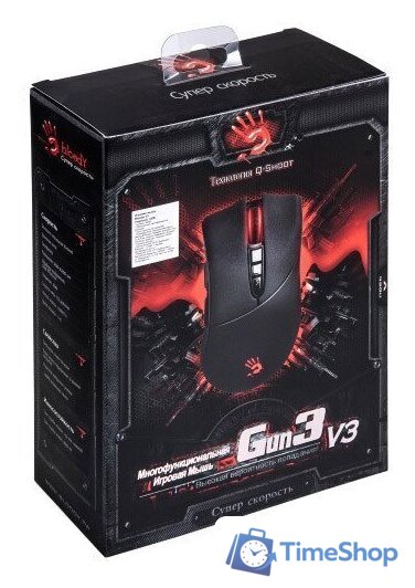 Игровая мышь A4Tech Bloody V3 - Изображение №3 — Интернет-магазин Time-Shop