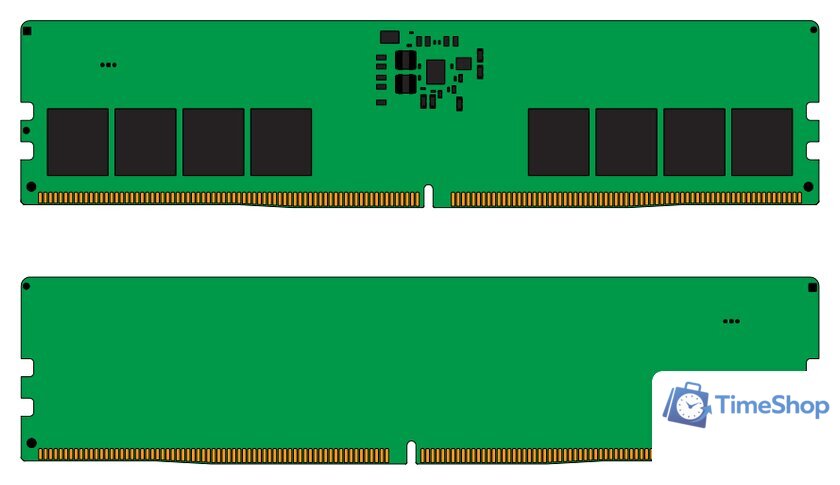 Оперативная память Kingston ValueRam 2x16ГБ DDR5 5600 МГц KVR56U46BS8K2-32 - Изображение №1 — Интернет-магазин Time-Shop