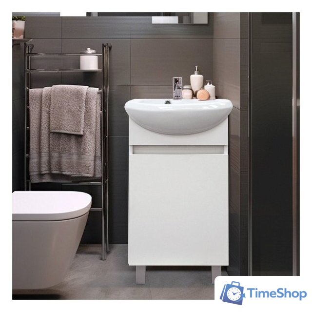  Doratiz Тумба под умывальник Доминикана 45 9908.130 (белый) - Изображение №11 — Интернет-магазин Time-Shop