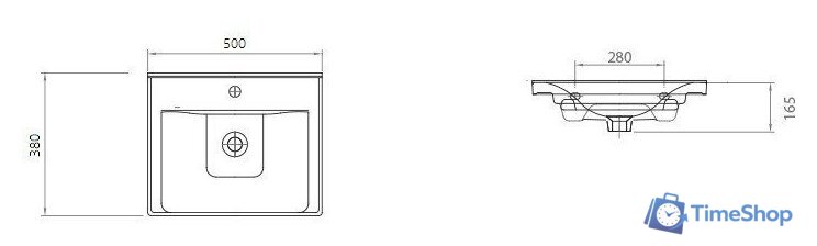  Гамма Тумба с умывальником Гамма 22оФ2/3-У 50 Сава-2050 - Изображение №6 — Интернет-магазин Time-Shop