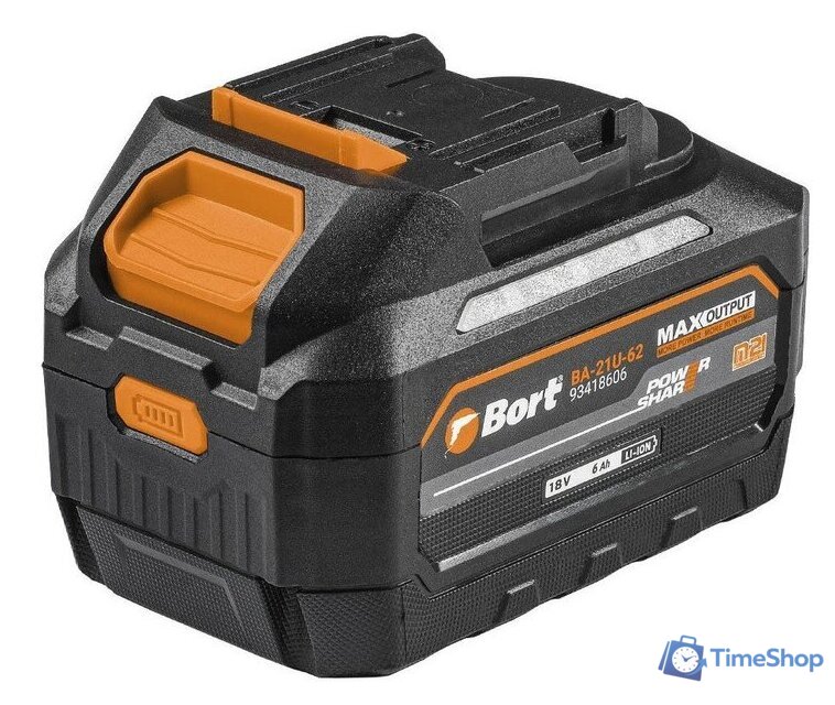 Аккумулятор Bort BA-21U-62 93418606 (18В/6 Ah) - Изображение №1 — Интернет-магазин Time-Shop