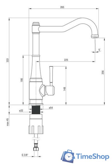 Смеситель Deante Tamizo BQT N63M - Изображение №2 — Интернет-магазин Time-Shop