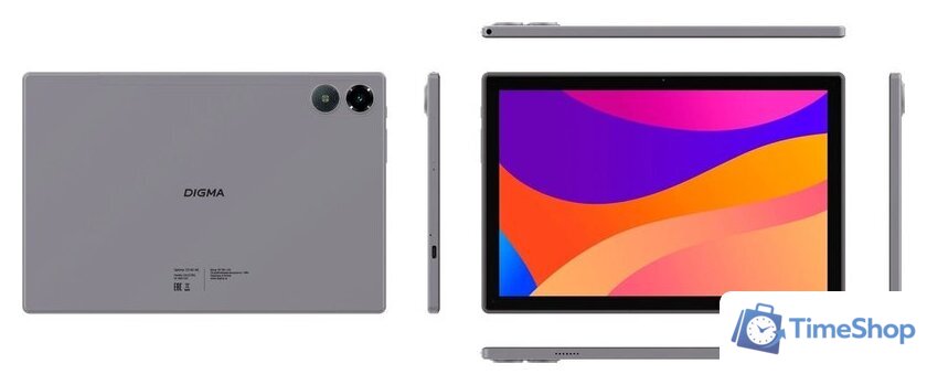 Планшет Digma CITI 1314C 4G (серый) - Изображение №11 — Интернет-магазин Time-Shop