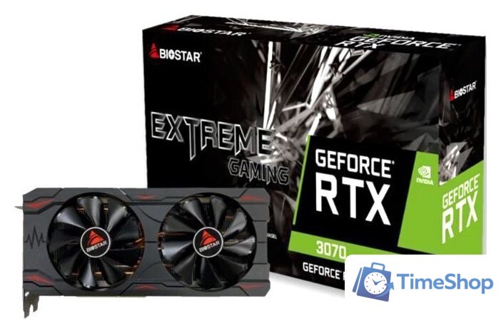 Видеокарта BIOSTAR GeForce RTX 3070 8GB GDDR6 VN3706RM82 - Изображение №3 — Интернет-магазин Time-Shop