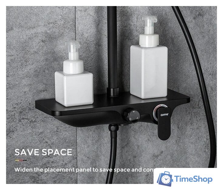 Душевая система  Gappo G2495-5 - Изображение №3 — Интернет-магазин Time-Shop