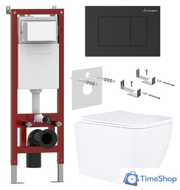 Унитаз подвесной Asten Readle Zentralmodul AR0601-135B - Изображение №1 — Интернет-магазин Time-Shop