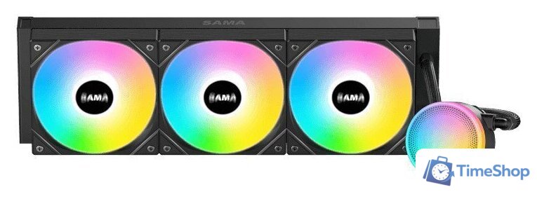 Система жидкостного охлаждения для процессора Sama L60 360 (черный) - Изображение №2 — Интернет-магазин Time-Shop