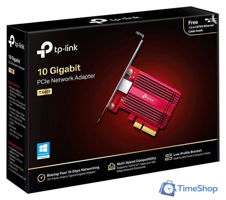 Сетевая карта TP-Link TX401 - Изображение №5 — Интернет-магазин Time-Shop