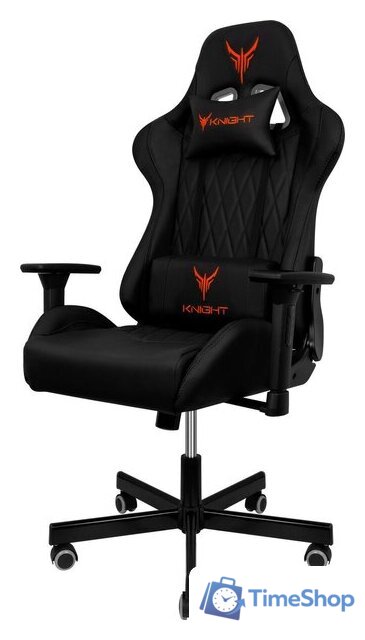 Игровое (геймерское) кресло Knight Armor (черный) - Изображение №3 — Интернет-магазин Time-Shop
