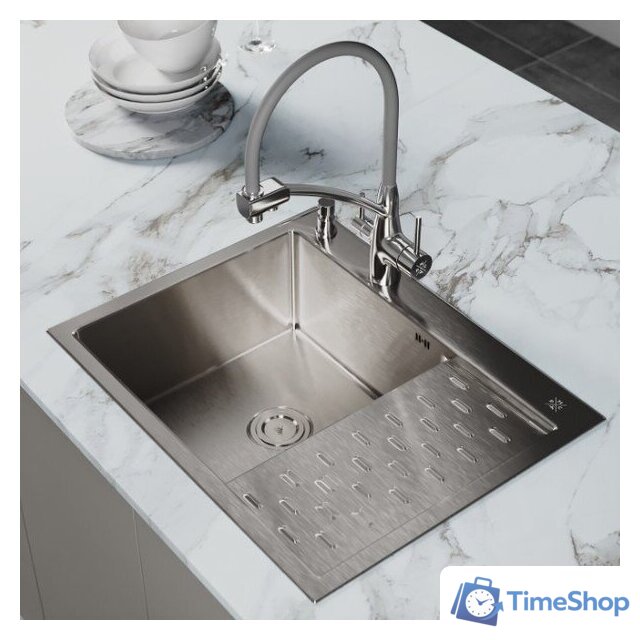 Кухонная мойка РМС MRK-6350L (с дозатором) - Изображение №2 — Интернет-магазин Time-Shop