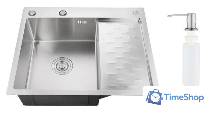 Кухонная мойка РМС MRK-6350L (с дозатором) - Изображение №1 — Интернет-магазин Time-Shop