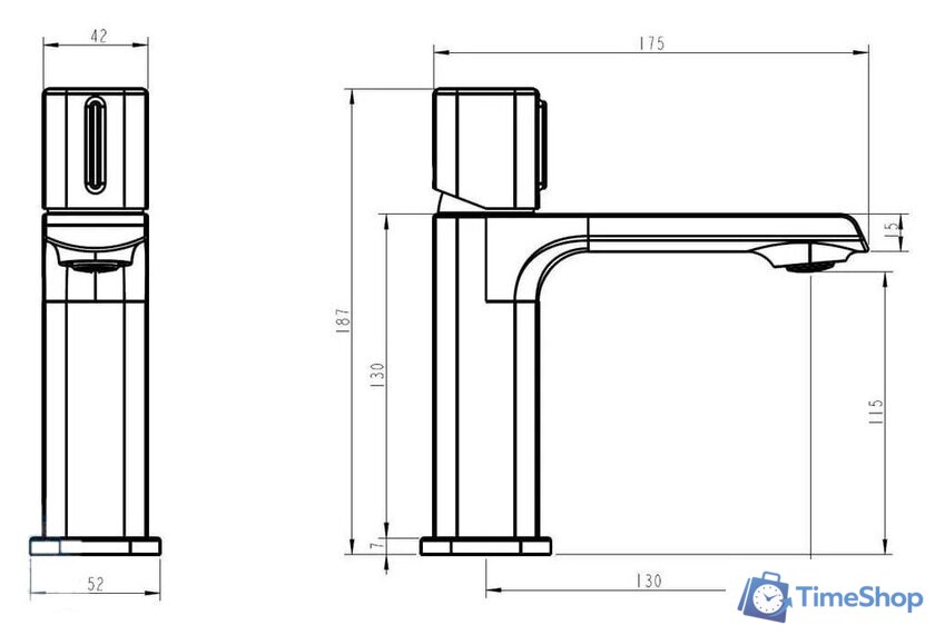 Смеситель Esko Abu Dhabi ABU26 - Изображение №3 — Интернет-магазин Time-Shop