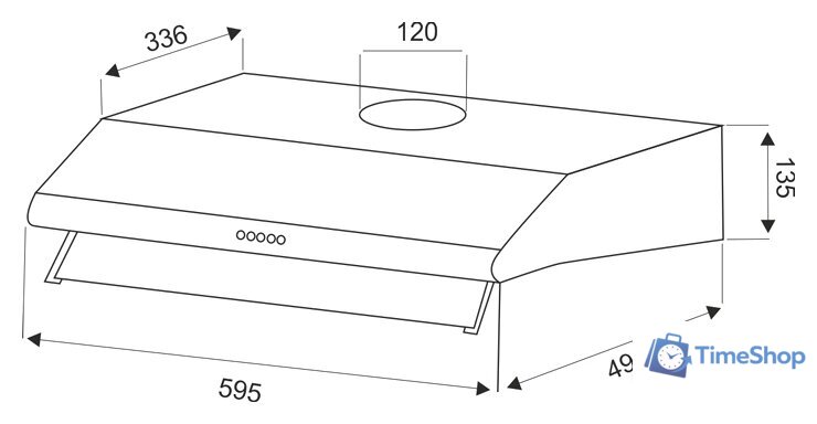 Кухонная вытяжка Exiteq EX-1056 (белый) - Изображение №6 — Интернет-магазин Time-Shop