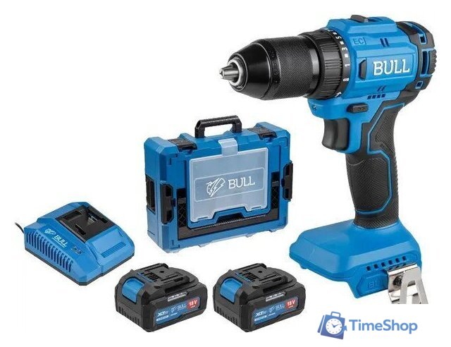 Дрель-шуруповерт Bull SR 1803 2329055 (с 2-мя АКБ, кейс) - Изображение №2 — Интернет-магазин Time-Shop