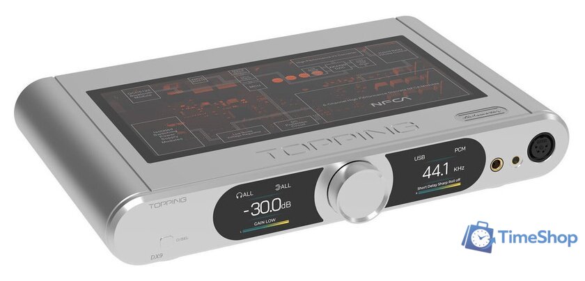 Цифро-аналоговый преобразователь Topping DX9 (серебристый) - Изображение №2 — Интернет-магазин Time-Shop