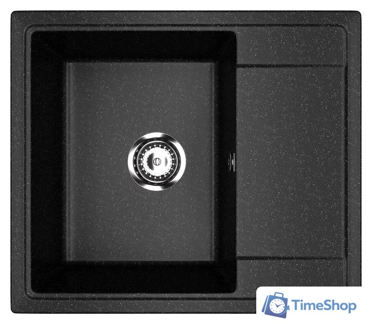 Кухонная мойка Practik PR-M 575-004 (черный оникс) - Изображение №1 — Интернет-магазин Time-Shop