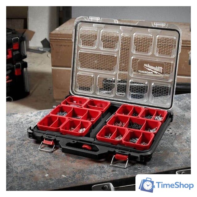Органайзер Milwaukee Packout Slim Organiser 4932471064 - Изображение №3 — Интернет-магазин Time-Shop