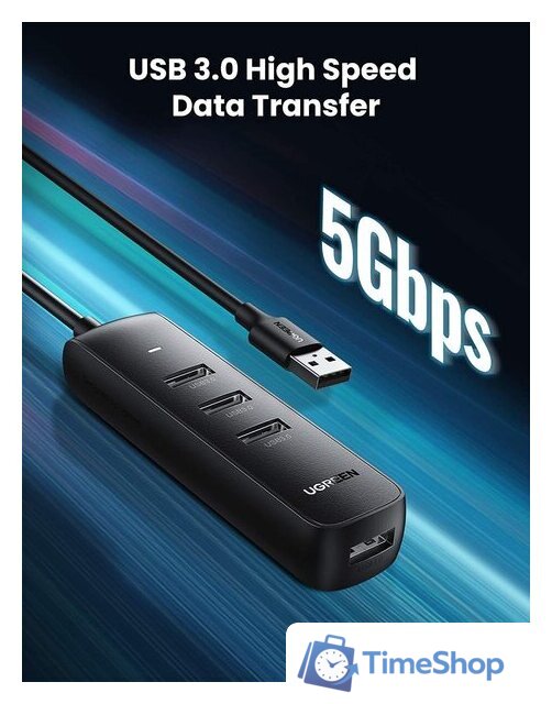 USB-хаб Ugreen CM416 10915 - Изображение №7 — Интернет-магазин Time-Shop