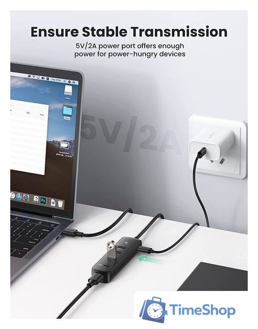 USB-хаб Ugreen CM416 10915 - Изображение №6 — Интернет-магазин Time-Shop