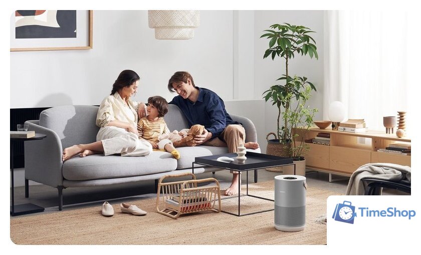 Очиститель воздуха SmartMi Air Purifier P1 ZMKQJHQP12 (международная версия, серебристый) - Изображение №13 — Интернет-магазин Time-Shop