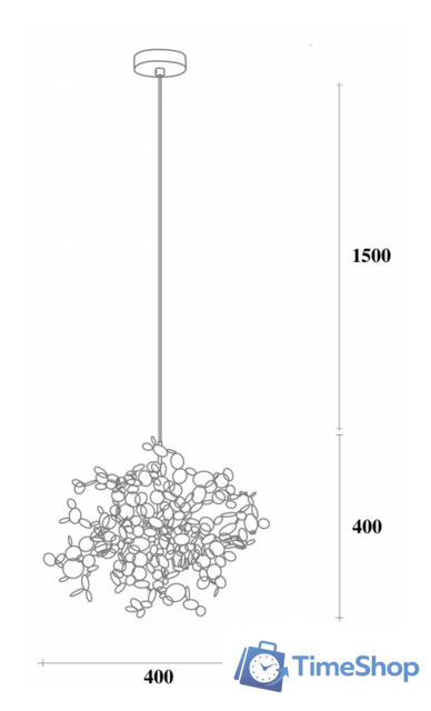 Подвесная люстра ImperiumLoft 40.2059 84500-22 - Изображение №3 — Интернет-магазин Time-Shop