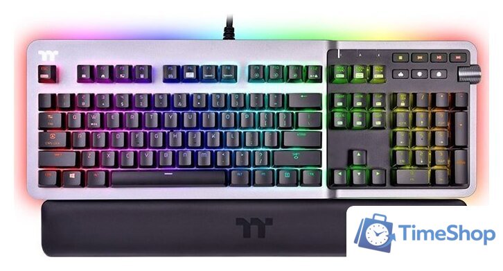 Клавиатура Thermaltake Argent K5 RGB (Cherry MX Speed Silver) - Изображение №1 — Интернет-магазин Time-Shop