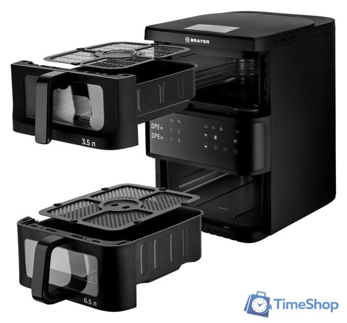 Аэрогриль (аэрофритюрница) Brayer BR2048 - Изображение №5 — Интернет-магазин Time-Shop