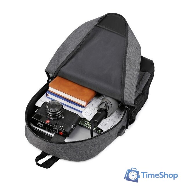 Городской рюкзак Miru Sallerus 15.6 (серый) - Изображение №20 — Интернет-магазин Time-Shop