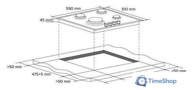 Варочная панель Libhof GH-604 (черный) - Изображение №7 — Интернет-магазин Time-Shop